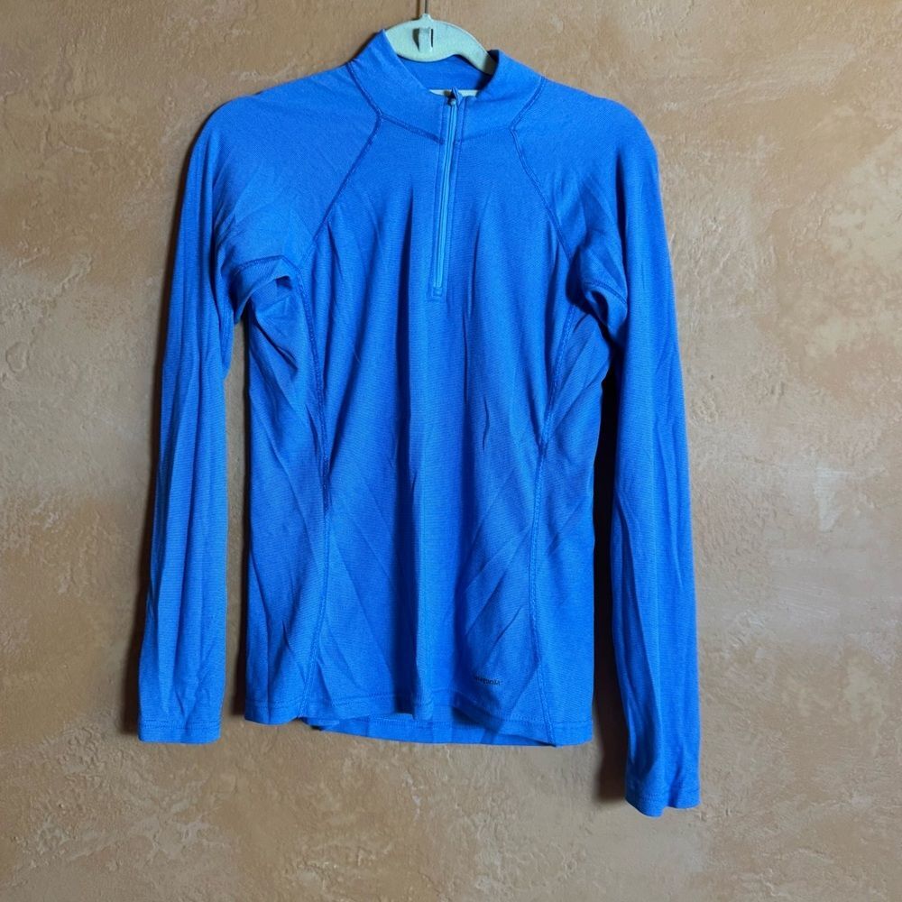 Patagonia Capilene Midweight Quarter Zip Base Layer Blue Women’s M